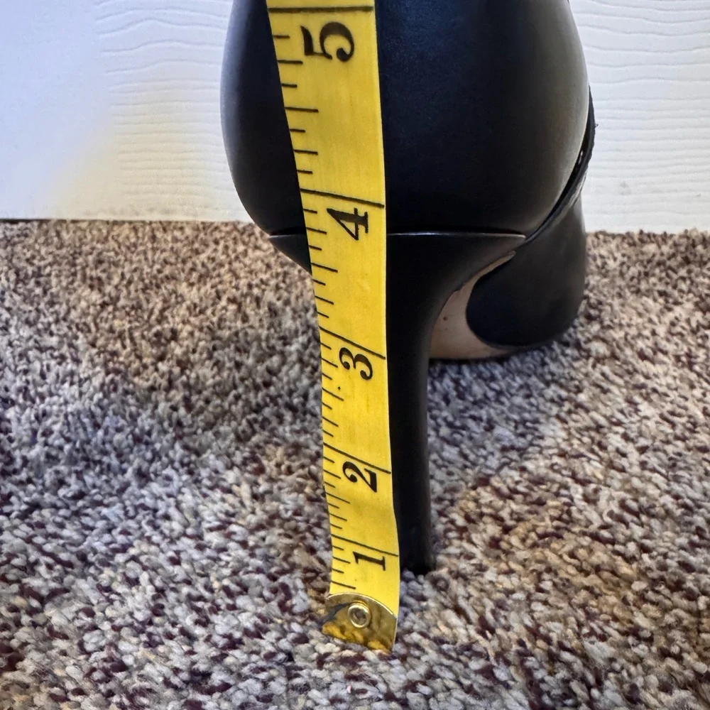 Christian Dior Black Ankle Leather Boots w Silver Buckle Size 40 - Picture 14 of 16